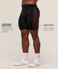 Onyx 5.0 Seamless Half Tight Black/Carmine Red
