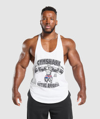 Lifting Apparel Stringer White