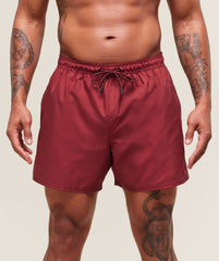 5" Swim Shorts Sets Red