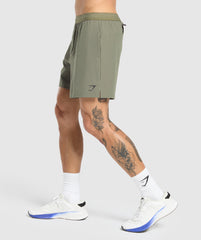 Land to Water 6" Shorts Base Green