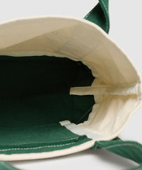 Collegiate Mini Tote Oat White/Classic Green