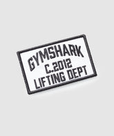 Lifting Dept Velcro Patch White