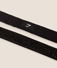 Silicone Lifting Straps Black