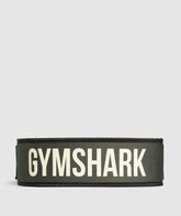 Velcro Weightlifting Belt Strength Green