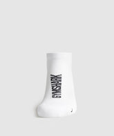 Tab Running Socks White