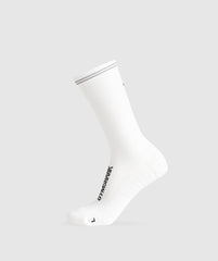 Crew Running Socks White