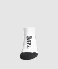 Tab Running Socks White/Black