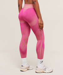 Diffuse Seamless Leggings Winning Pink/Refresh Yellow