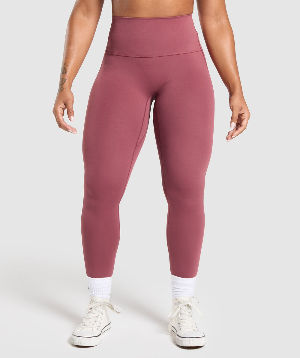 Legacy Logo Leggings Washed Berry Pink