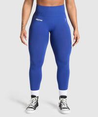 Syd Grows Everyday Seamless Leggings Vintage Blue