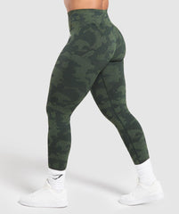 Adapt Camo Seamless Leggings Victory Green/ Force Green