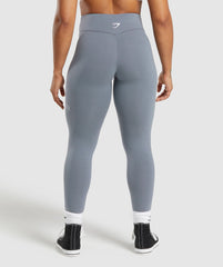 Lifting Logo Leggings Iron Blue