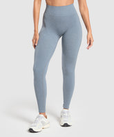 Luxe Seamless Leggings Metal Blue Marl