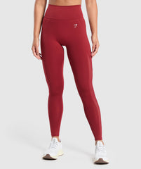 Everyday Mesh Leggings Reps Red