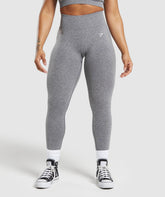 Lift Seamless Leggings Brushed Grey/White Marl