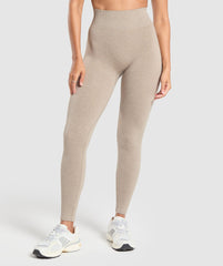 Luxe Seamless Leggings Pebble Brown Marl