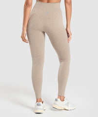 Luxe Seamless Leggings Pebble Brown Marl