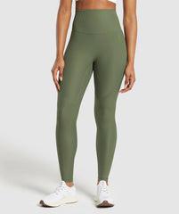 Ribbed Legging Core Olive