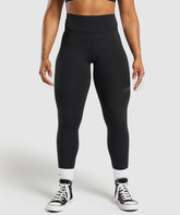Lifting Logo Leggings Black