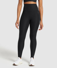 Ribbed Legging Black