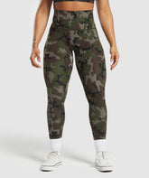 Legacy Printed Regular Leggings Archive Brown