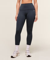 Training Foldover Leggings Heavy Blue
