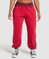 Gains Washed Loopback Joggers Red