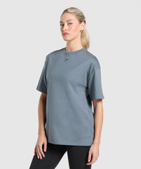 Campus Classics Graphic T-Shirt Iron Blue
