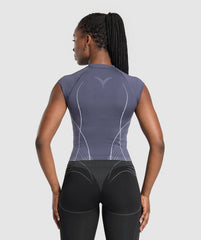 Apex Seamless Midi T-Shirt Weighted Purple/Fresh Lilac