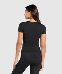Training Baby Tee Black