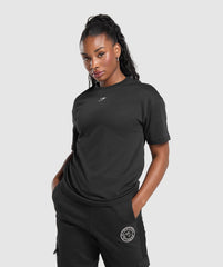 Power Oversized T-Shirt Black