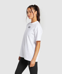 Block Oversized T-Shirt White