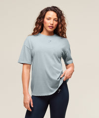 Power Oversized T-Shirt Denim Grey