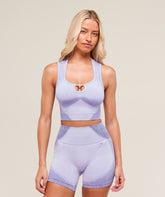 Diffuse Seamless Cropped Tank Fresh Lilac/Cobalt Purple