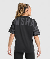 Wordmark Graphic T-Shirt Black