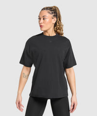 Wordmark Graphic T-Shirt Black