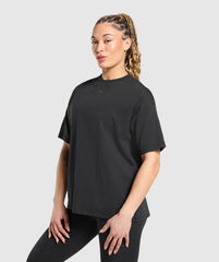 Wordmark Graphic T-Shirt Black