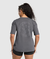 Back Gains Graphic Oversized Tee Graphite Grey