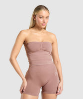 Everyday Seamless Midi Tube Top Chestnut Pink