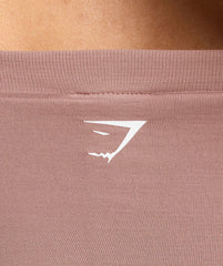 Everyday Seamless Midi Tube Top Chestnut Pink