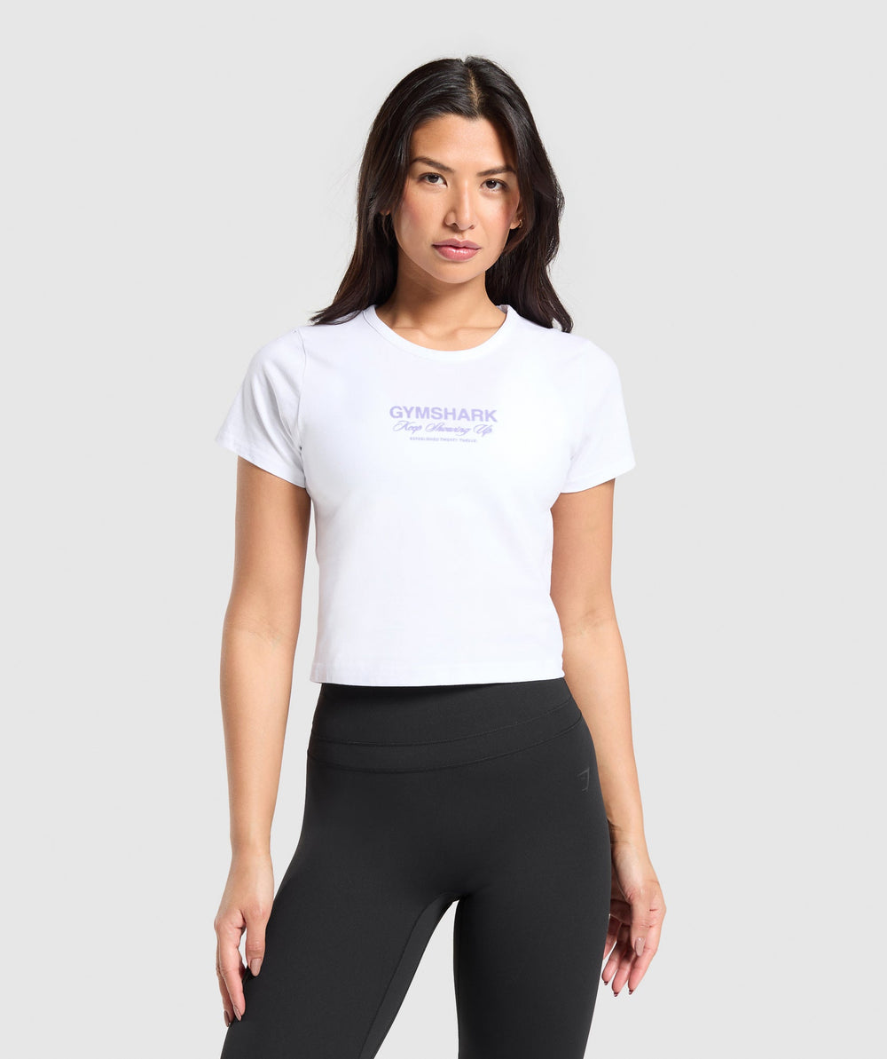 EST 2012 Graphic Baby T-Shirt White
