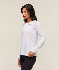 Training Long Sleeve Top White
