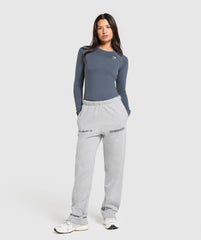 Training Baselayer Long Sleeve Top Titanium Blue