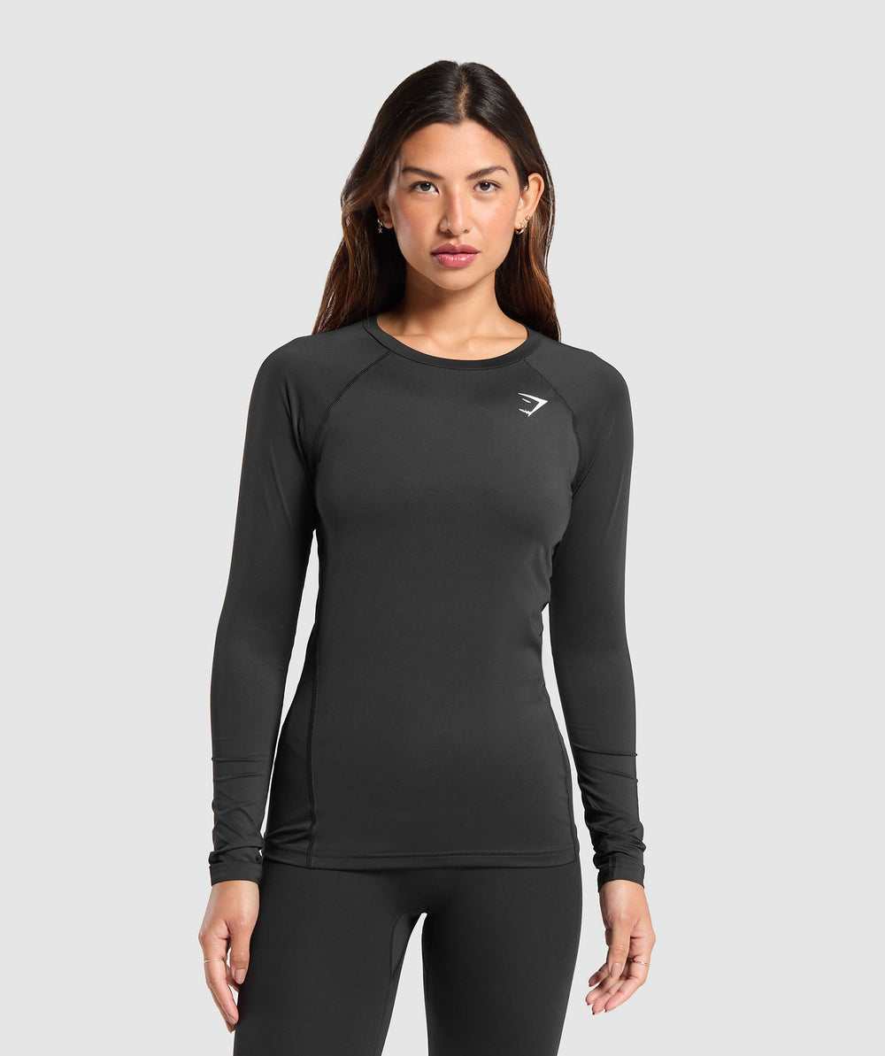 Training Baselayer Long Sleeve Top Black