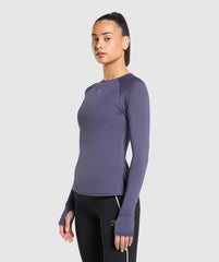 Running Long Sleeve Top Weighted Purple