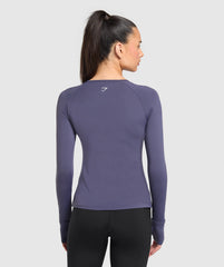 Running Long Sleeve Top Weighted Purple