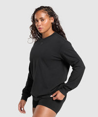 Gritty Muscle Mommy Long Sleeve Top Black