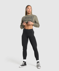 Strength In Numbers Long Sleeve Top Base Green
