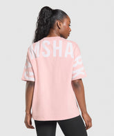 Wordmark Graphic T-Shirt Lift Pink