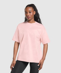 Wordmark Graphic T-Shirt Lift Pink